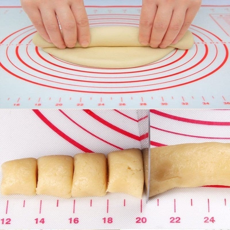 Large Size Kneading Dough Mat Silicone Non-stick Surface Rolling