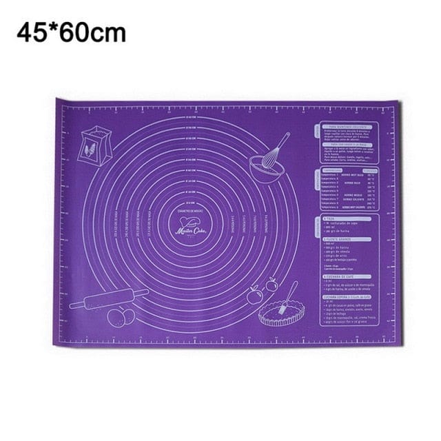 70x50cm Large Silicone Mat Kitchen Kneading Dough Baking Mat Cooking Cake  Pastry Non-stick Rolling Dough